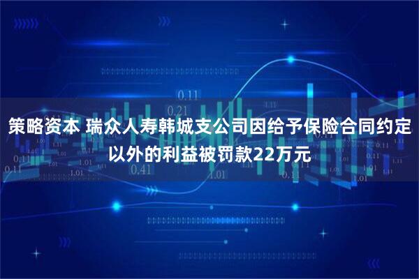 策略资本 瑞众人寿韩城支公司因给予保险合同约定以外的利益被罚款22万元
